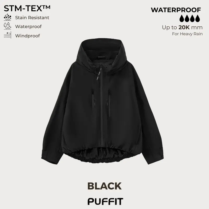 Oversized Short Rain Jacket