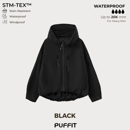 Oversized Short Rain Jacket