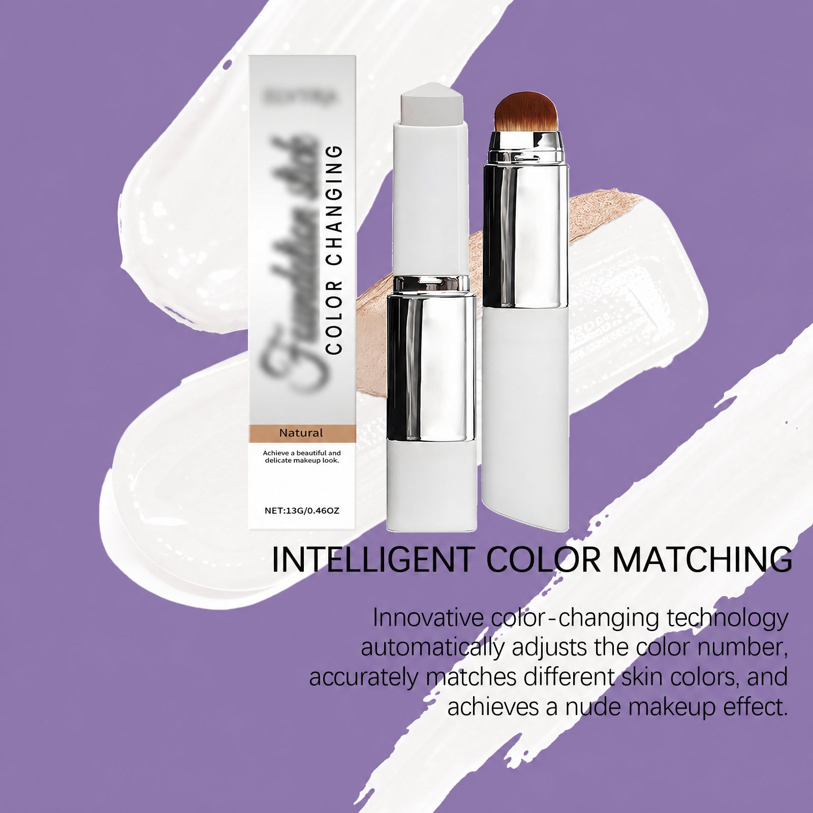 2-in-1 Foundation Stick & Blending Brush