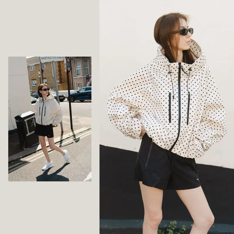 Oversized Short Rain Jacket