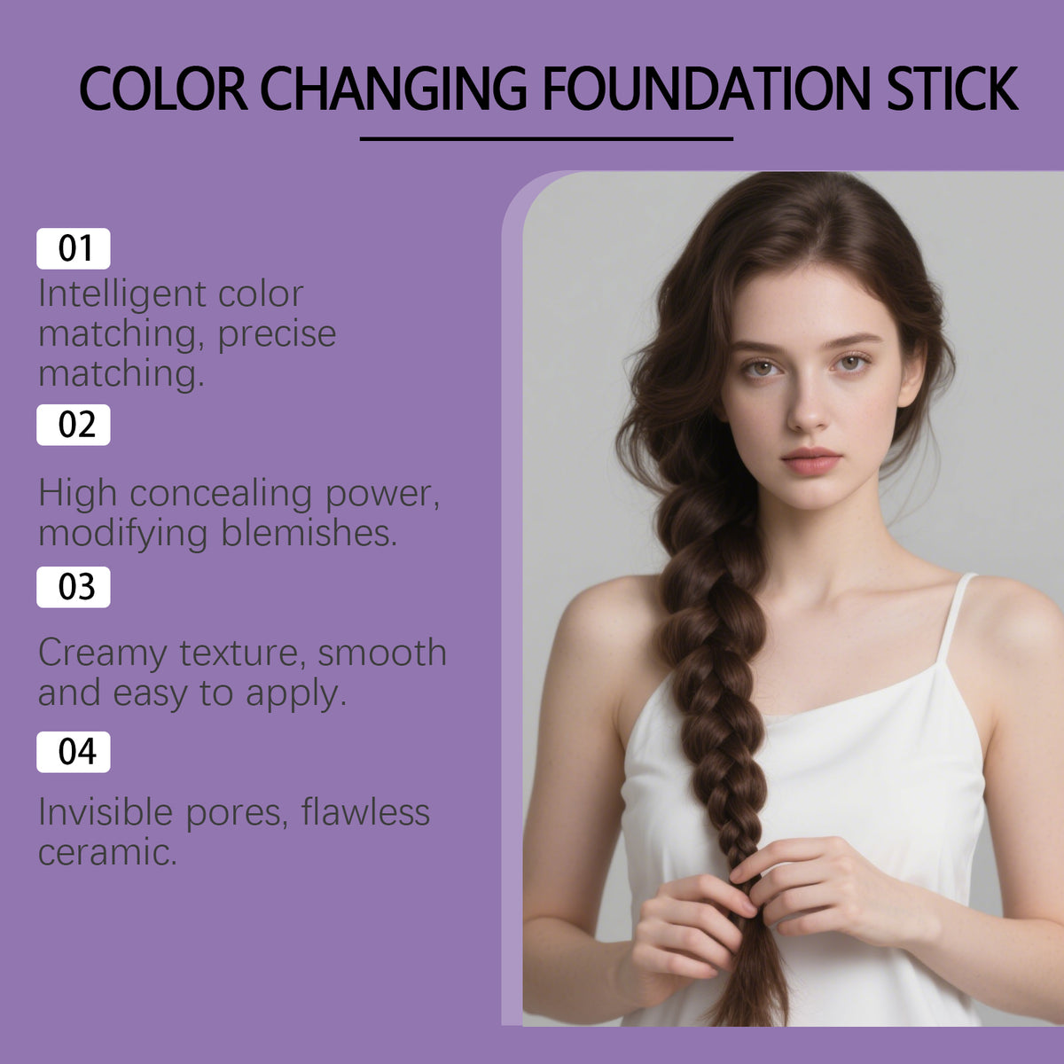 2-in-1 Foundation Stick & Blending Brush