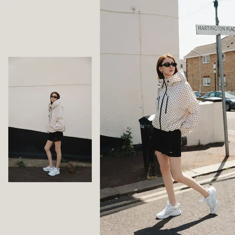 Oversized Short Rain Jacket