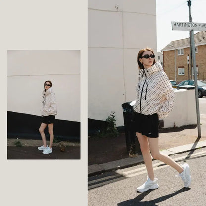 Oversized Short Rain Jacket