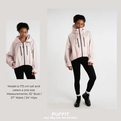 Oversized Short Rain Jacket
