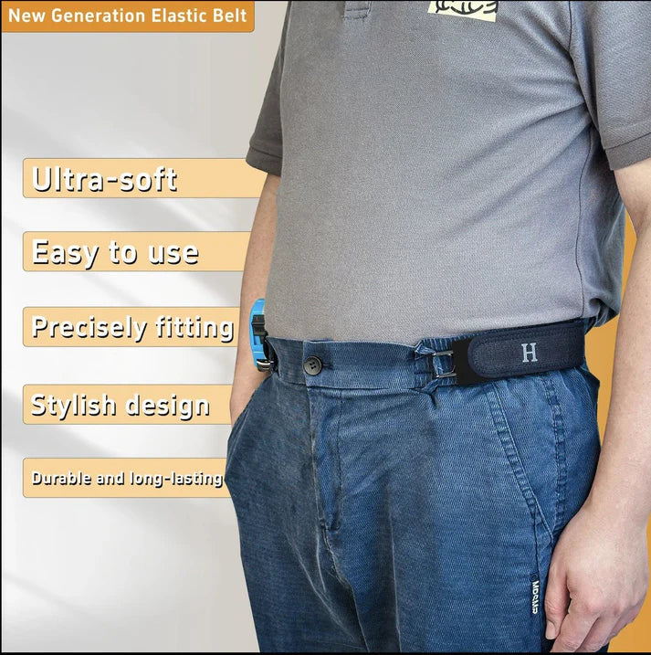 Tactical Metal Hook Elastic Belt