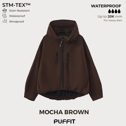 Oversized Short Rain Jacket