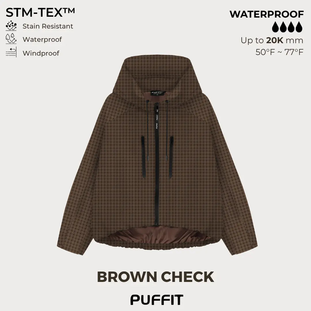 Oversized Short Rain Jacket