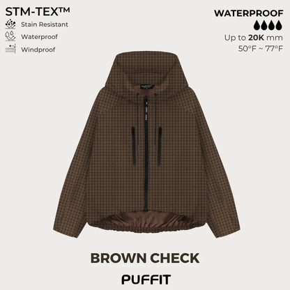 Oversized Short Rain Jacket