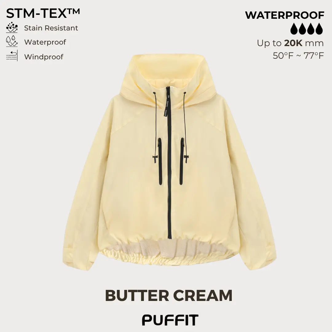 Oversized Short Rain Jacket