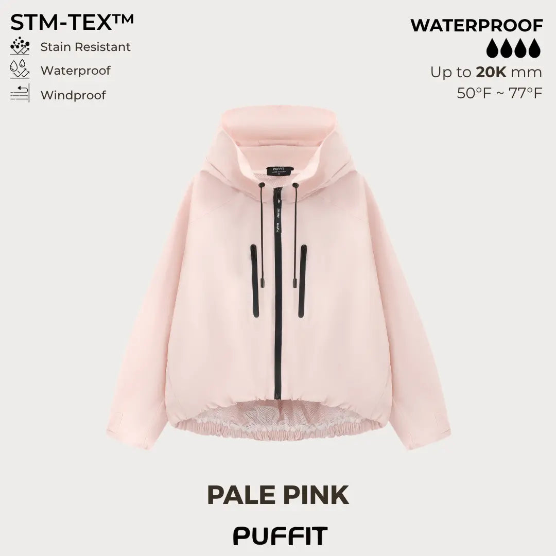 Oversized Short Rain Jacket