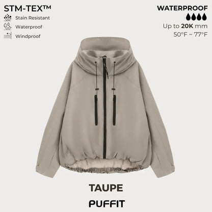 Oversized Short Rain Jacket