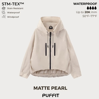 Oversized Short Rain Jacket