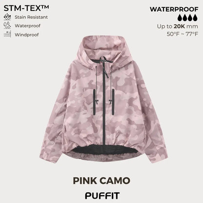 Oversized Short Rain Jacket