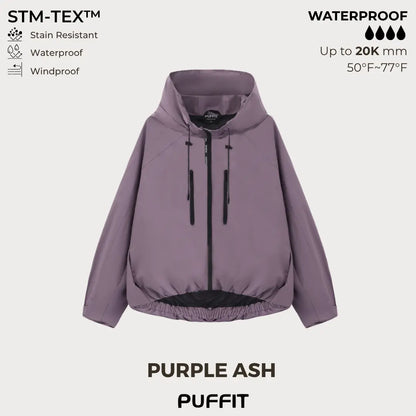 Oversized Short Rain Jacket
