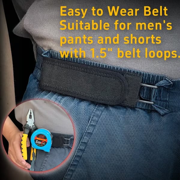 Tactical Metal Hook Elastic Belt